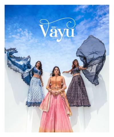 VAYU BY PARVATI PURE VISCOSE FABRIC LEHENGA CHOLI WHOLESALER IN INDIA  